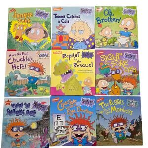 Nickelodeon Rugrats Book Bundle Paperback Lot of 9